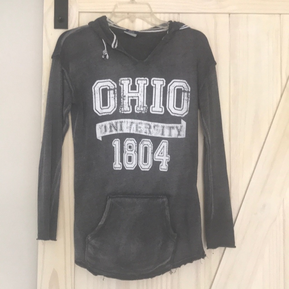 Ohio University tunic, LS w front pocket